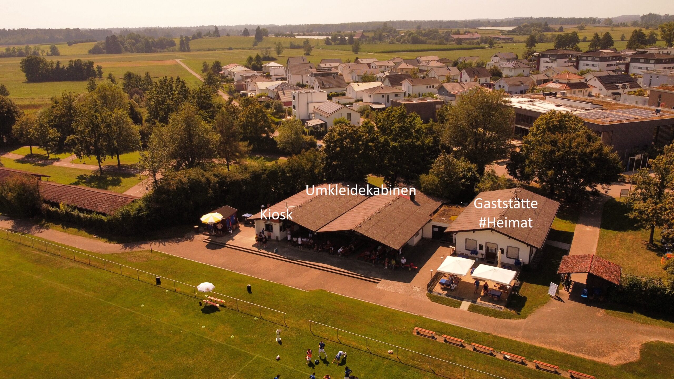 Vereinsheim #HEIMAT mit Sonnenterrasse
